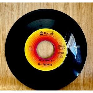 BJ Thomas City Boys/Another Somebody Done Wrong Song Hey Won’t You Play 7" 45rpm